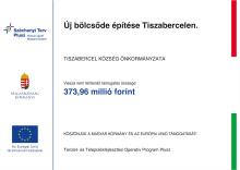 Új bölcsőde építése Tiszabercelen - A2 tábla